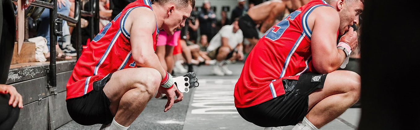 MAXLIFT athletes competing at a fitness event